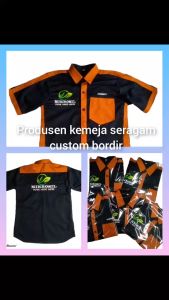 KEMEJA SERAGAM  CUSTOM BORDIR