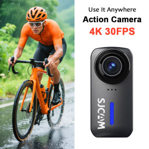 SJCAM | SJCAM C110+ Action Camera Six Axis Gyroscope Anti-Shake 4K 30fps 170° Ultra Wide Sport Camera for Motorcycles Cycling Vlogging