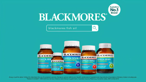Blackmores Odourless Fish Oil 1000mg 400 capsules Omega-3 Minyak Ikan dari Australia 澳佳宝 无腥味鱼油