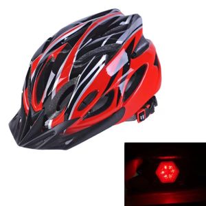 Lightweight Bicycle Riding Helmet with Light And Insect Net Inner Liner for Mountain And Road Cycling Safety Cap Equipment