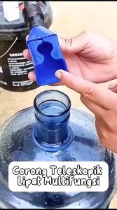 Corong Teleskopik Selang Lipat Tarik Oli Air Minyak Dapur Motor Mobil