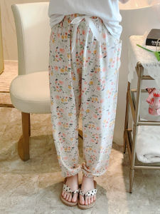KASIHAN | Summer Cotton Satin Trousers Loose Leg