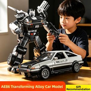 Đồ Chơi Xe Hơi Robot Đổi Hình Bằng Hợp Kim Cho Bé Trai