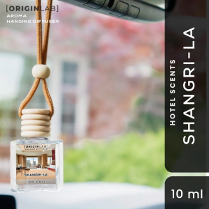 OriginLab- SHANGRI-LA - Aroma Hanging Diffuser - Car Freshener - Odor Eliminator - Car Perfume Diffuser - Room Scents
