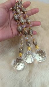 Buto ng Sinukuan 2025 Pampasuwerte sa Bahay Feng Shui Door Decor Lucky Charm Crystal Ball with Buto ng Sinukuan Panghatak ng Doubleng Suwerte sa Pera Bahay Negosyo Tindahan