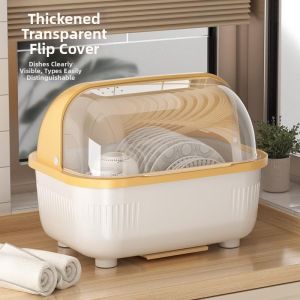 Dish Drying Rack Utensil Storage Box