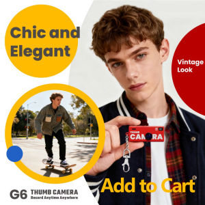 New Creative Mini DSLR Thumb Camera Keychain With Flash Effects Gift Toy Bag Accessories Kids Gift