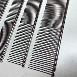 LƯỢC GỠ RỐI LÔNG CHẢI LÔNG CHÓ MÈO BẰNG INOX 2 KÍCH CỠ