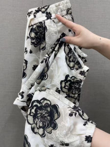 Ice Silk Loose Casual Pants Quick Dry Thin Summer Beach Nine Point Pants Womens Fashion Slimming Harlan Cuffed Trendy Trousers