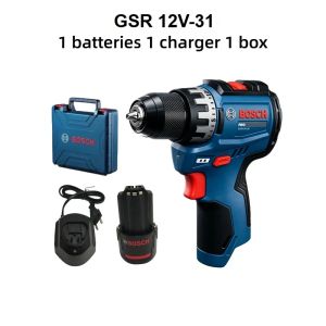 Bosch | BOSCH GSR 12V-31 Professional Cordless Drill Driver 2-in-1 for Wood Metal Plastic Drilling & Screwdriving Durable Power Tool