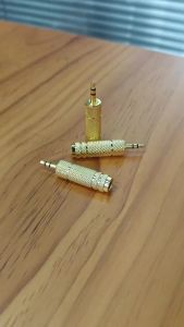 Bộ 2 Bộ Chuyển Đổi Âm Thanh 6.5mm Sang 3.5mm Và 3.5mm Sang 6.5mm 1/4-inch Sang 1/8-inch Và 1/8-inch Sang 1/4-inch Đầu Cắm Cái Cho Tai Nghe