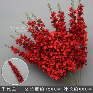 Wedding Decoration Artificial Orchid Flowers Indoor Home Decorative Arrangement Long Stem Chrysanthemum Artificial Flowers