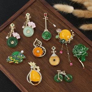 2024 New Style Creative Gourd Brooch Pin: A Versatile Suit Accessory