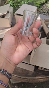 Gelas Sloki Mini Kaca Bening 6pcs | Shot Glass 30ml | Gelas Mini Serbaguna | Gelas Espresso | Gelas Party | Shot Drink