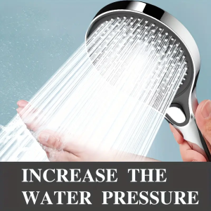 High Pressure Shower Head With Large Panel Water Outlet Super Powerful Bathroom Universal Shower Head Combination Set