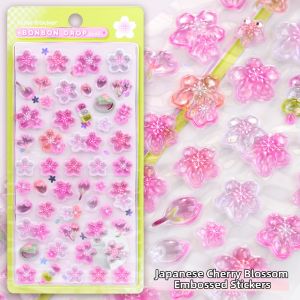 Shanle | Kawaii Sakura 3D Crystal Childrens Decorative Sticker