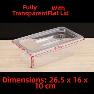 MOLORE | Transparent Food Display Box For Stalls Acrylic