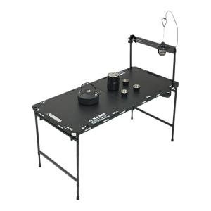 BUZHIHUANGYE | Folding Portable Outdoor Table with 4 Hydraulic Poles