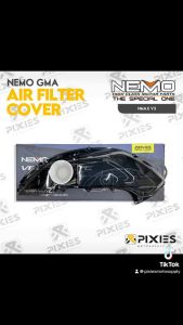 NEMO AIR FILTER COVER CLEAR TRANSPARENT AND SMOKED FOR YAMAHA NMAX V3 TECHMAX NMAX V3