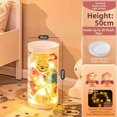 SONGE | Plush Toy Storage Display Transparent PVC Cylinder
