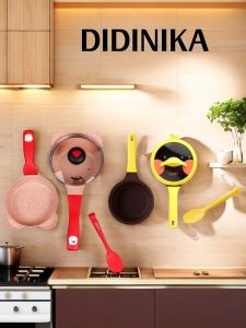 กระทะน้ำนมแบบผสมผสานได้หลายวิธี Didinika Multi-Function Baby Food Pot Stone Non-Stick Pan Frying And Cooking in One Pot