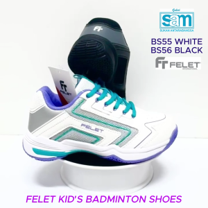 FELET Junior Kids Badminton Shoes Model: FT BS55 & BS56