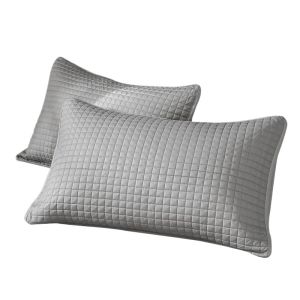ผ้าห่มหมอนแบบป้องกันน้ำมันศีรษะ Pure Cotton Pillowcase สำหรับใช้ในบ้าน คู่ ผ้าป้องกันแบคทีเรีย ผ้าฝ้ายแท้ ป้องกันแบคทีเรีย ผ้าห่มหมอน