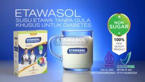 Etawasol Susu Kambing Bebas Gula Untuk Diabetes Hipertensi Nyeri Sendi dan Pernafasan 250gr 1 Box