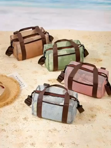 KW SHOP 1PC Mesh Beach Bags Fashion Gift Beach Tote Bag