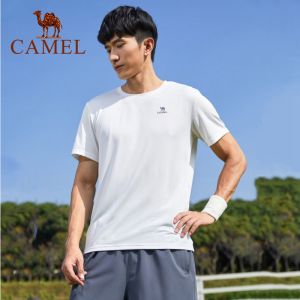 Cameljeans Áo Thun Thể Thao Áo Nam Nhanh Khô Thoáng Khí Mới Xuân Hè Cho Nam