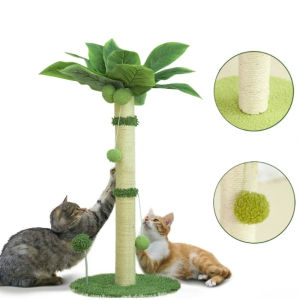 Cat Scratch Post with Sisal Rope Cat Scratch Tree Durable Comfortable Cat At Home Toy