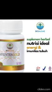 Super Nutrisi Alami (Sprintes Gold Spirulina)