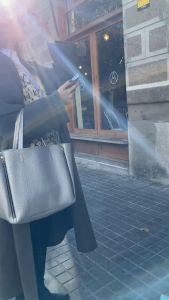 SEOUL PEBBLED VEGAN LEATHER SILVER