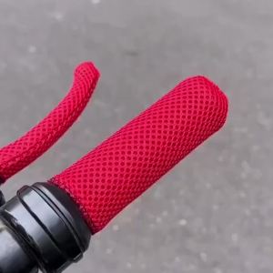 4Pcs Ebike Motorcycle Handle Bar Cover with Handbrake Cover Non-Slip Breathable Riding Handle Sleeve