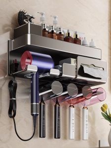 youqin | Multi-function Wall Mounted Bathroom Organizer