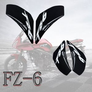 Cho YAMAHA FZ-6 2006-2013 chống trượt bình nhiên liệu hình dán bên cạnh bảo vệ đầu gối chống trượt dán
