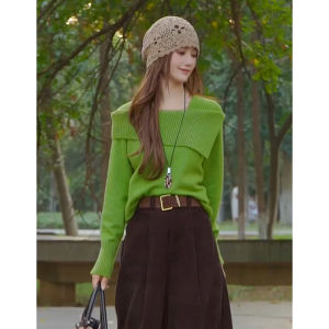 Stylish Elegant French Design Versatile Cozy Sweater