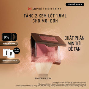 Bobbi Brown Powder Blush |Phấn má hồng dễ tán cho finish ửng hồng tự nhiên mịn mờ nhẹ nhàng