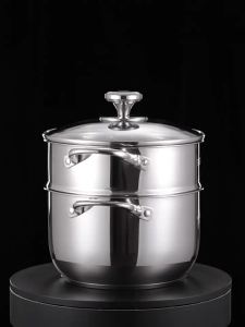 GEDO | Durable Stainless Steel Small Multi-layer Steam & Soup Pot