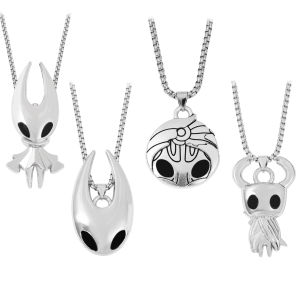 Fashion gaming jewelry accessories Hollow Knight-themed necklace popular game Silk Song hip-hop necklace accessory
