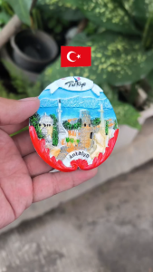Fridge Tempelan Magnet Kulkas Souvenir Negara Turkey Turkiye Turki Antalya Istanbul Turki 108
