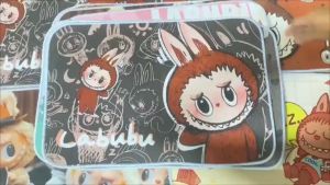 Thảm lau chân labubu thảm chùi chân siêu xinh thấm hút nước tốt chống trơn trượt 40x60cm