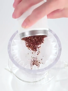50PCS Coffee Filters Paper Drip Type Hand Brew Coffee Wood Pulp Filter Drip Paper Ripple Type Origami Cake Bowl Type Filter Cup