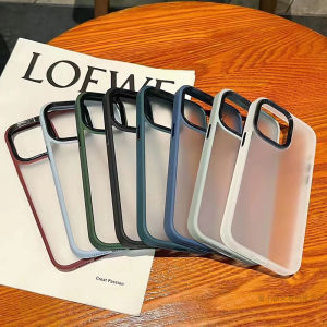 Crashstar thân thiện với da Matte Cứng trong suốt chống sốc Ốp điện thoại cho iPhone 16 15 14 13 12 11 Pro Max XS XR x 8 + 7 cộng với đơn giản Ốp điện thoại rõ ràng chống rơi điện thoại Bìa vỏ Hot Bán