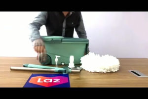 360 official  ไม้ม๊อบถูพื้น ถั่งปั่น  อุปกรณ์ไม้ถูพื้น อัพเกรดใหม่ พร้อมถังล้อลาก ไม้ถูพื้นถังปั่น  MOP