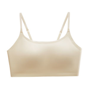 MiiOW | เสื้อชั้นในแบบเกาะอก U-Back เซ็กซี่ ไร้ตะเข็บ สำหรับผู้หญิง ทรง U ไร้โครง ทรง 3/4 คัพ ดีไซน์ด้านหลังสวยงาม