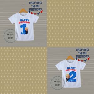 Baby Boss #1 Theme TERNO Birthday Shirt for 1yr old