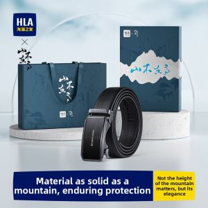 HLA | Genuine Leather Belt for Men Gift Box