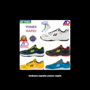 Bonus Kaos Kaki ! New Sepatu Badminton New Yonex RAPIO Comfort Sepatu Bulutangkis Original