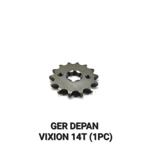 Ger Depan Vixion 14T - Gear Gir Tarik Kecil Type 428 Jumlah Gigi 14 Bagian Depan Front Yamaha Vixion Lama Old Vixion New NVA / NVL